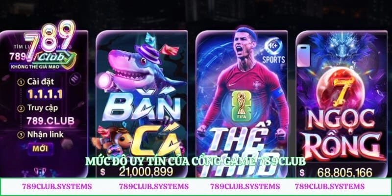 Mức độ uy tín của cổng game 789club