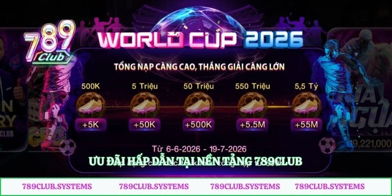 Ưu đãi hấp dẫn tại nền tảng 789club